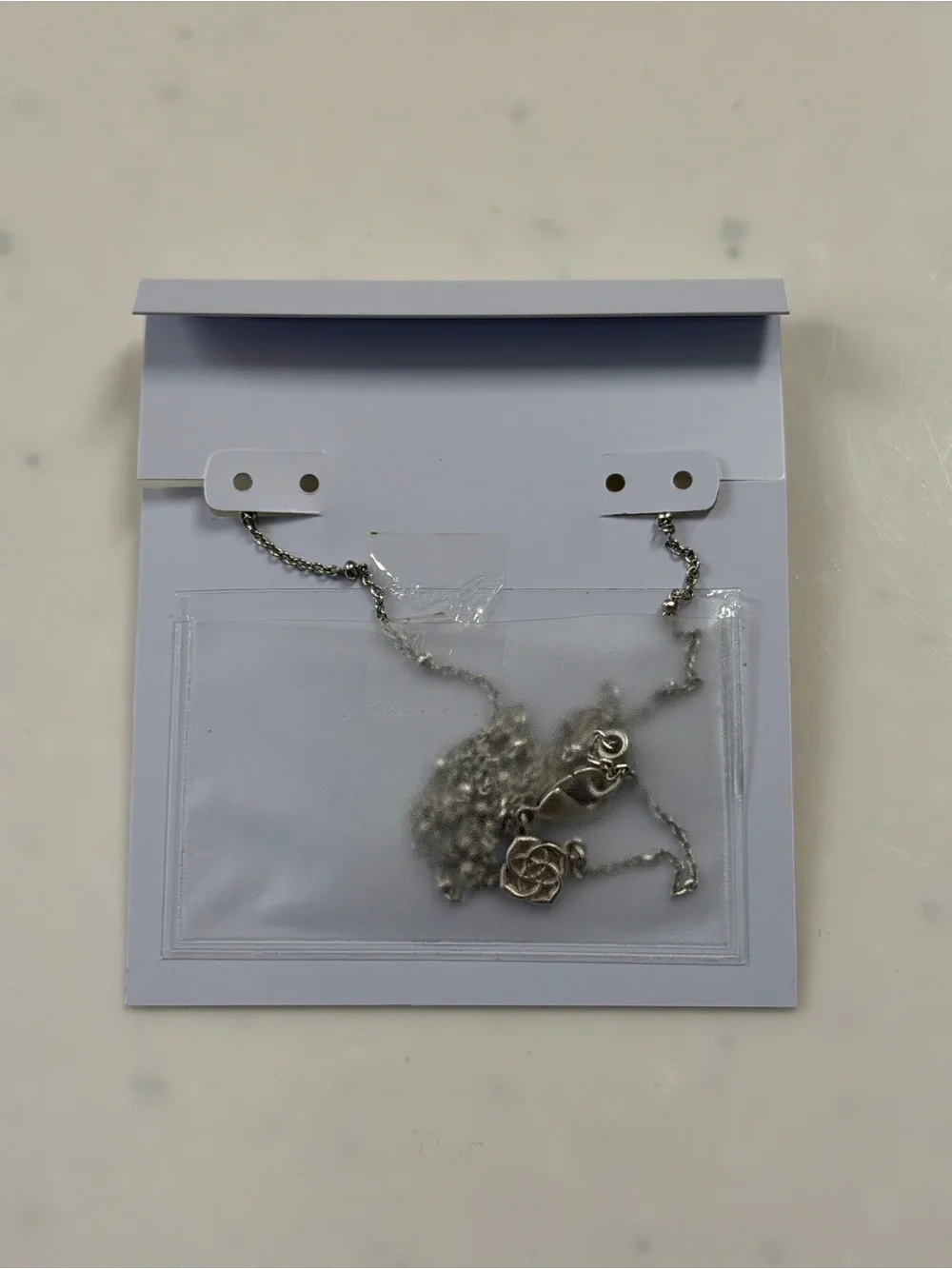 Kendra Scott Opal Pendant Necklace with Silver Chain